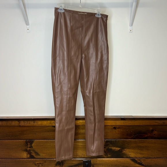 We The Free Pants - We The Free Brown Faux Leather Pants- 29